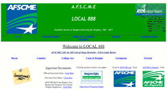 Desktop Screenshot of afscmelocal888.org